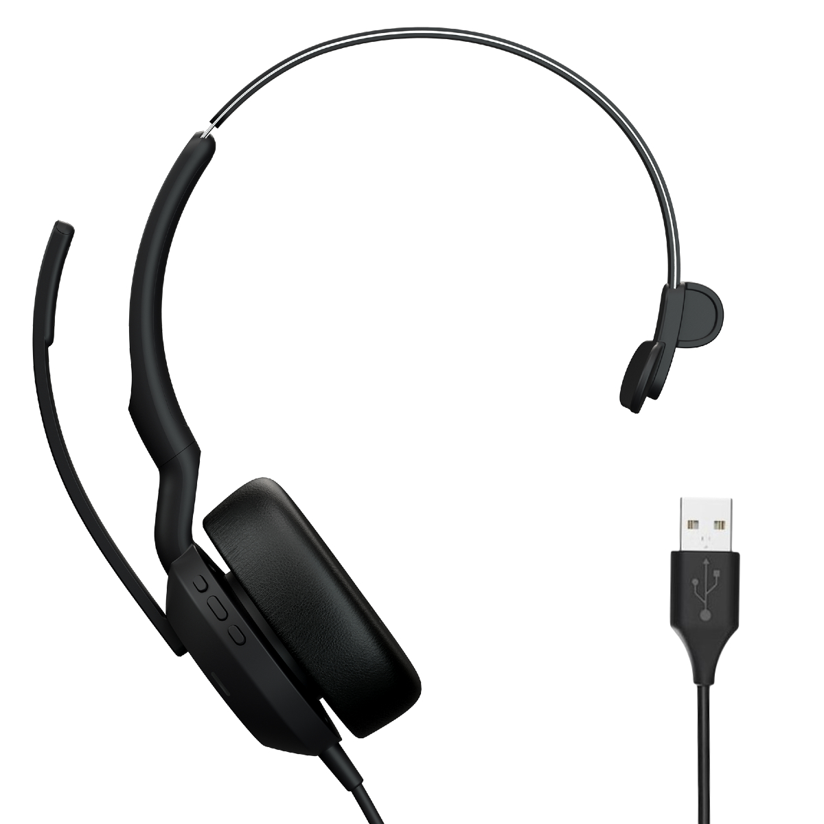 Jabra Evolve2 50 Mono Corded USB-A Headset | UC (25089-889-999) | Macondo  Networks