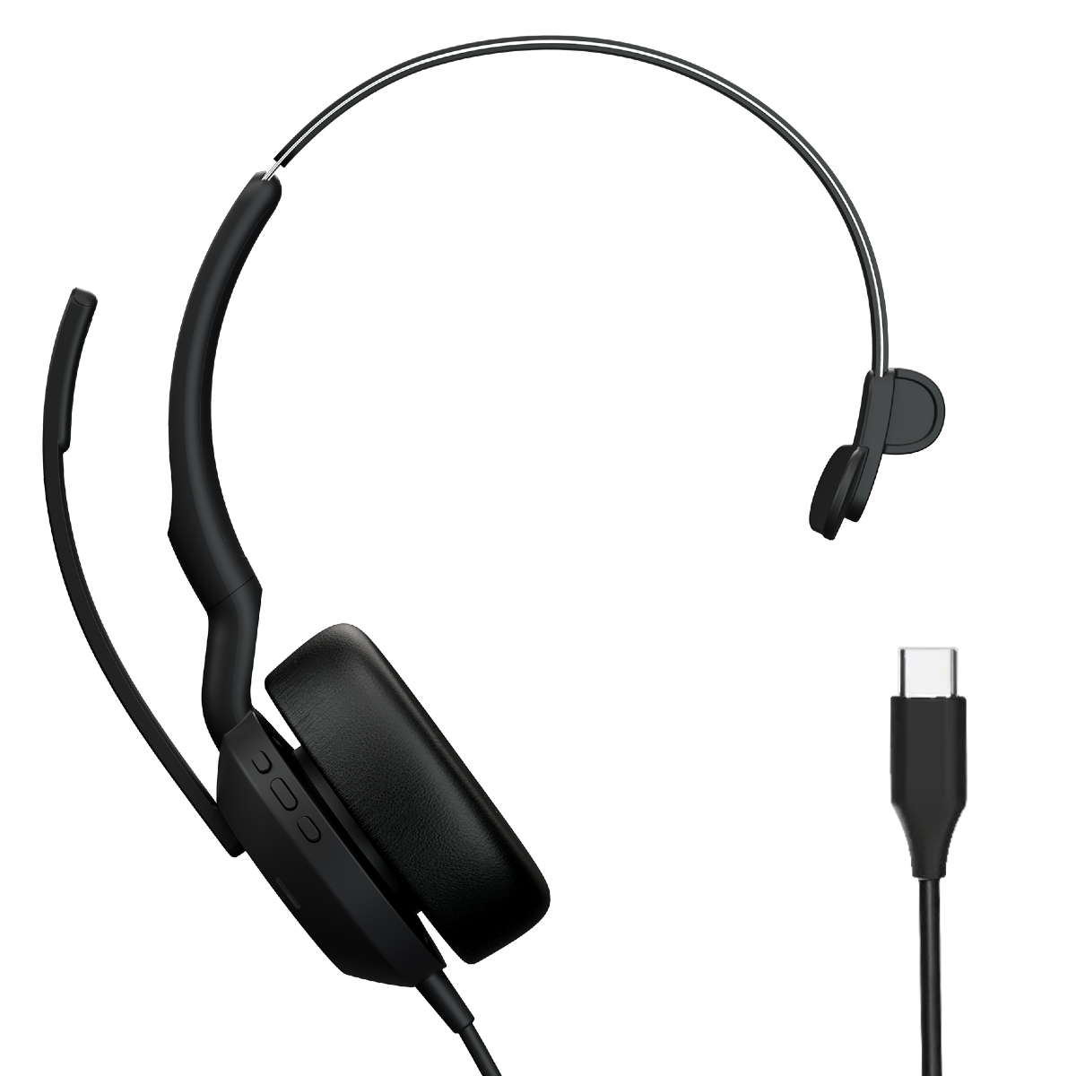 Jabra Evolve2 50 Mono Corded USB-C Headset | UC (25089-889-899) | Macondo  Networks